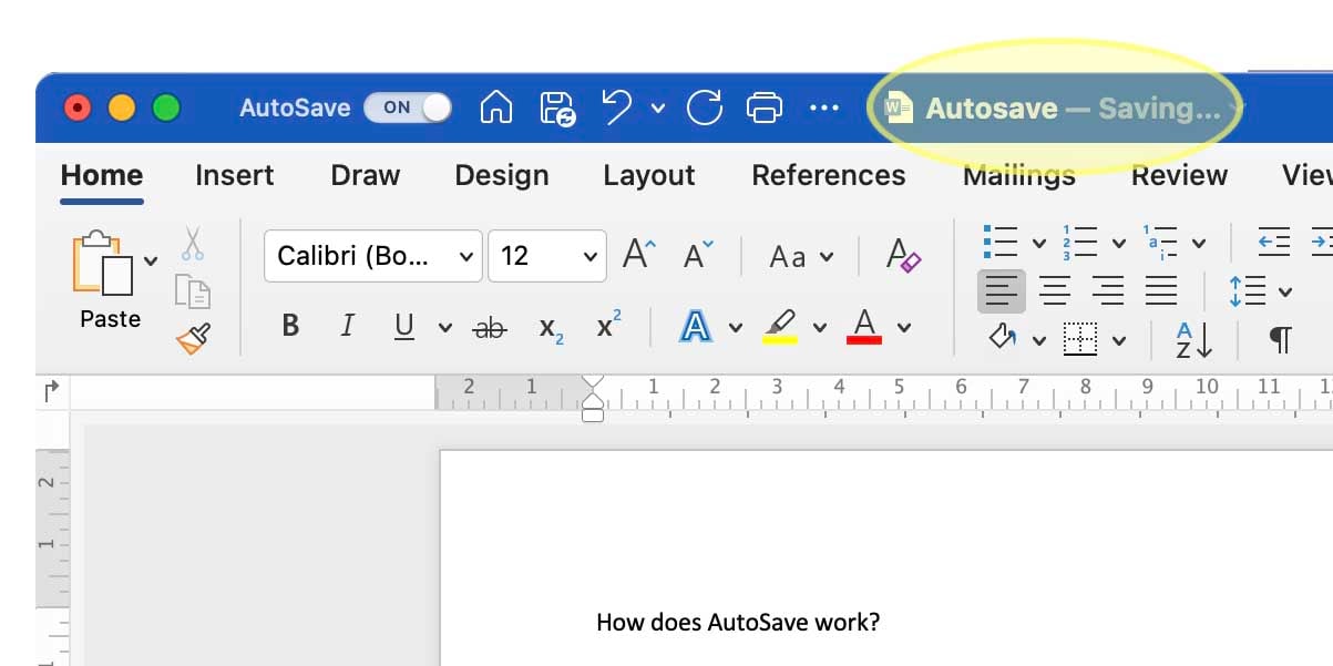 Guide to Autosave & Version History restoring previously saved file Guide to Autosave & Version History restoring previously saved file